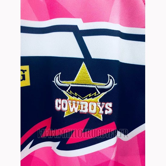 Maillot North Queensland Cowboys Rugby 2019-2020 Commemorative Rose